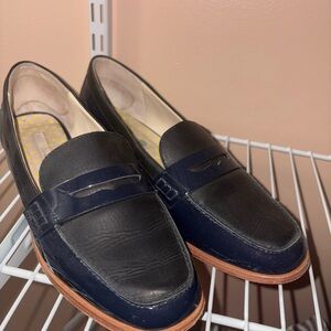 Boden navy loafers